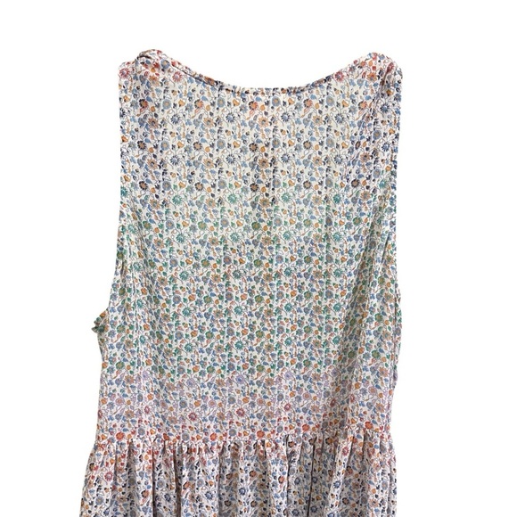 Anthropologie Maeve Violetta Sheer Floral Sleeveless Summer Dress - Picture 11 of 16
